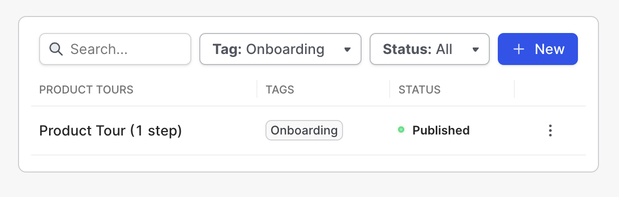 Filtering by tags